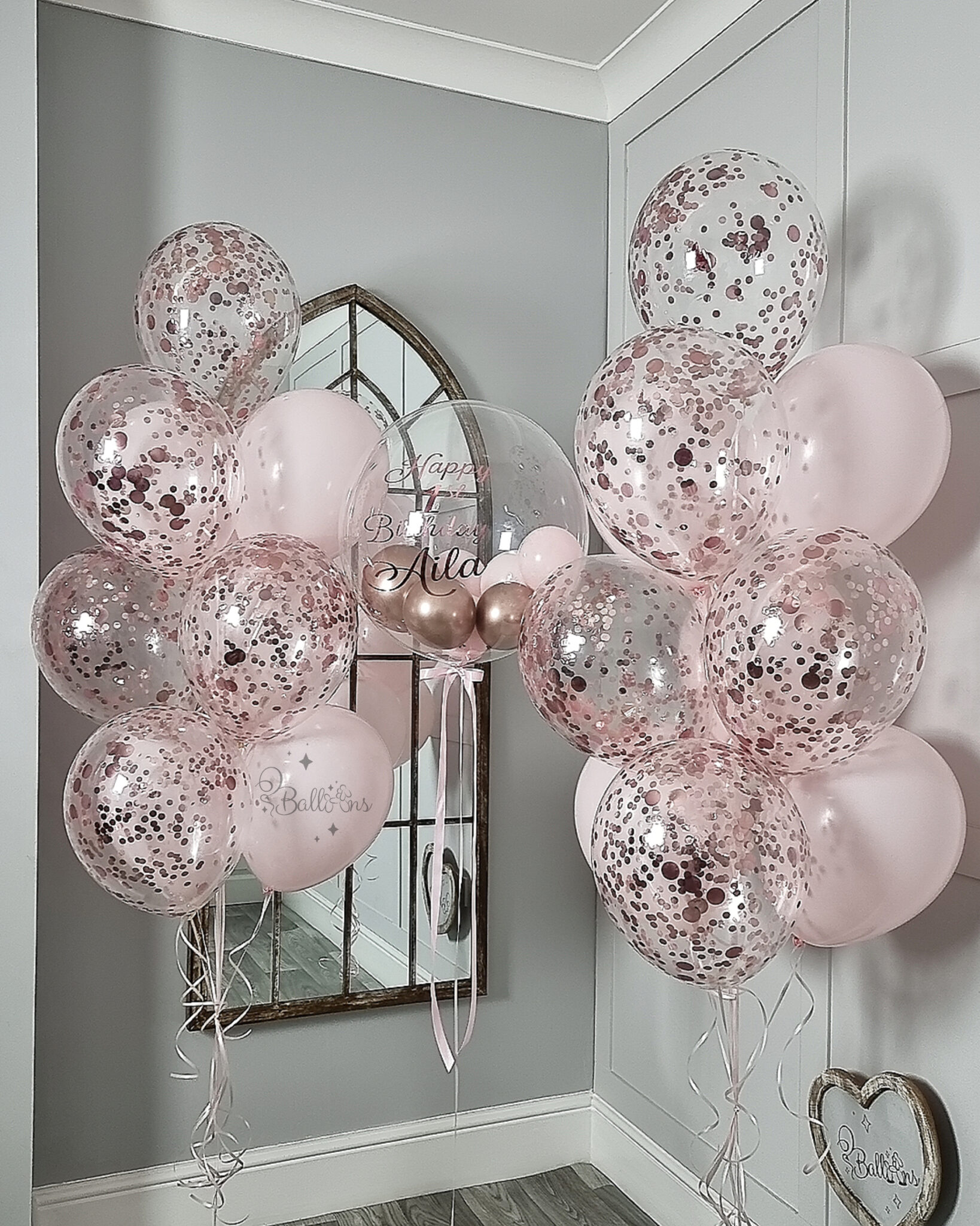 Pretty & Pink Birthday Bouquet! Balloon Decorations in London
